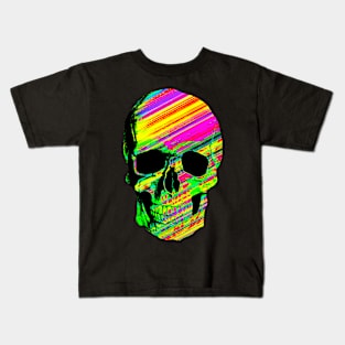 Retro 80s Skull Kids T-Shirt